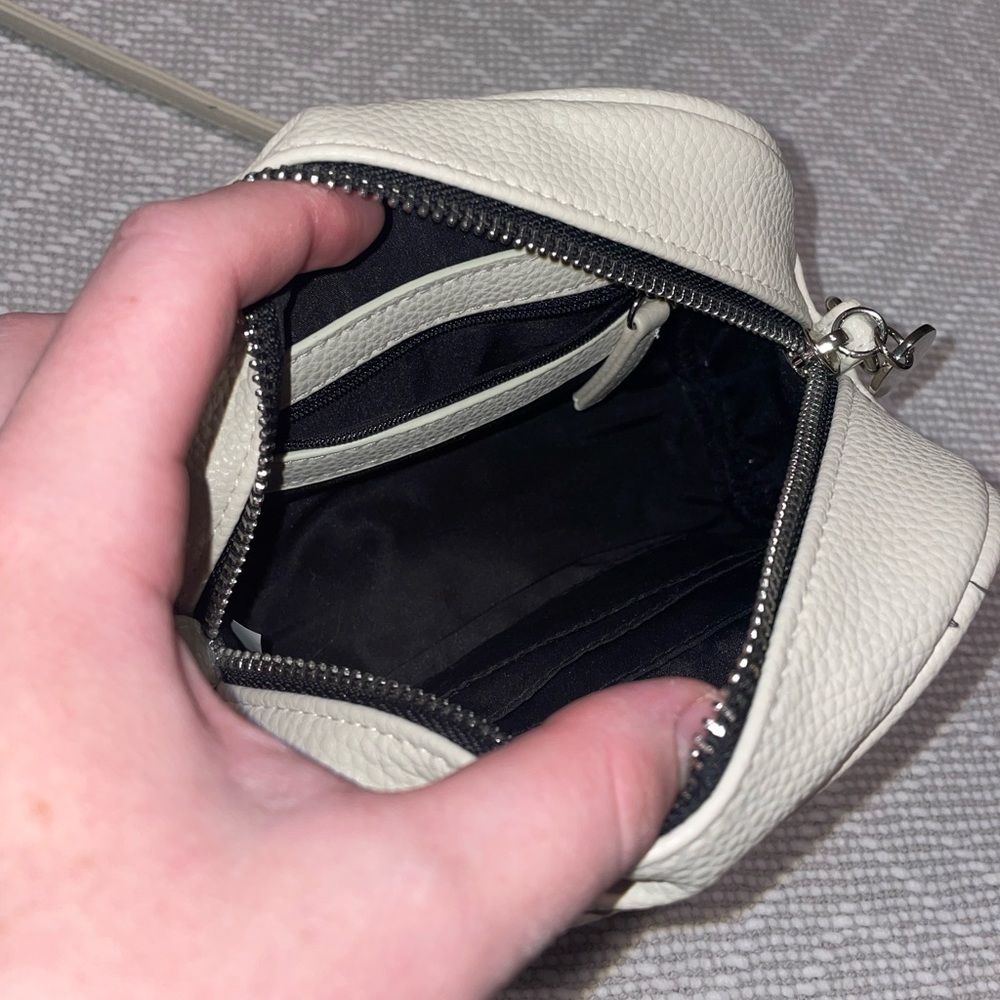 Small Crossbody Purse, Ivory - Picture 5 of 13